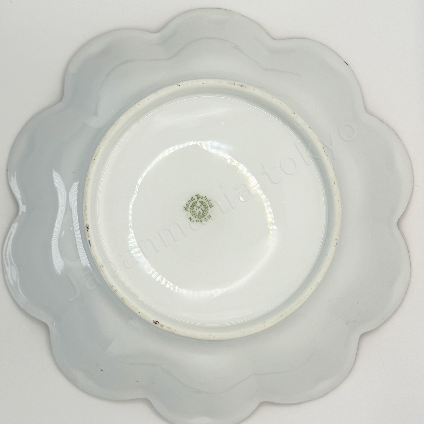 Back stamps: M in Wreath
Japanese antique fine china, Old Noritake.
Art nouveau
Ruffled Bowl
Floral design
Polychrome and gold