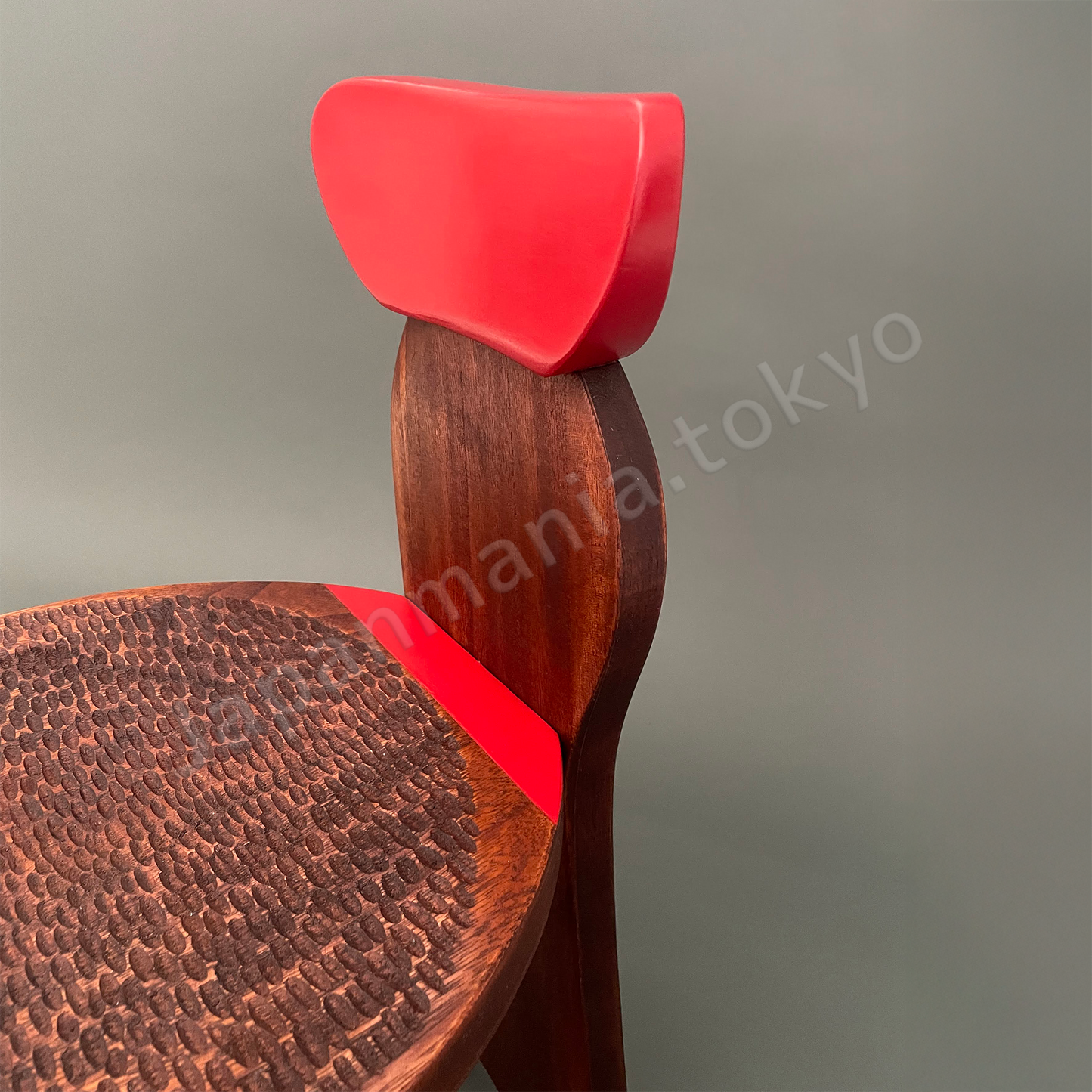 Japanese Urushi × Wood Art TK-14 Solid Paulownia Wood Chair