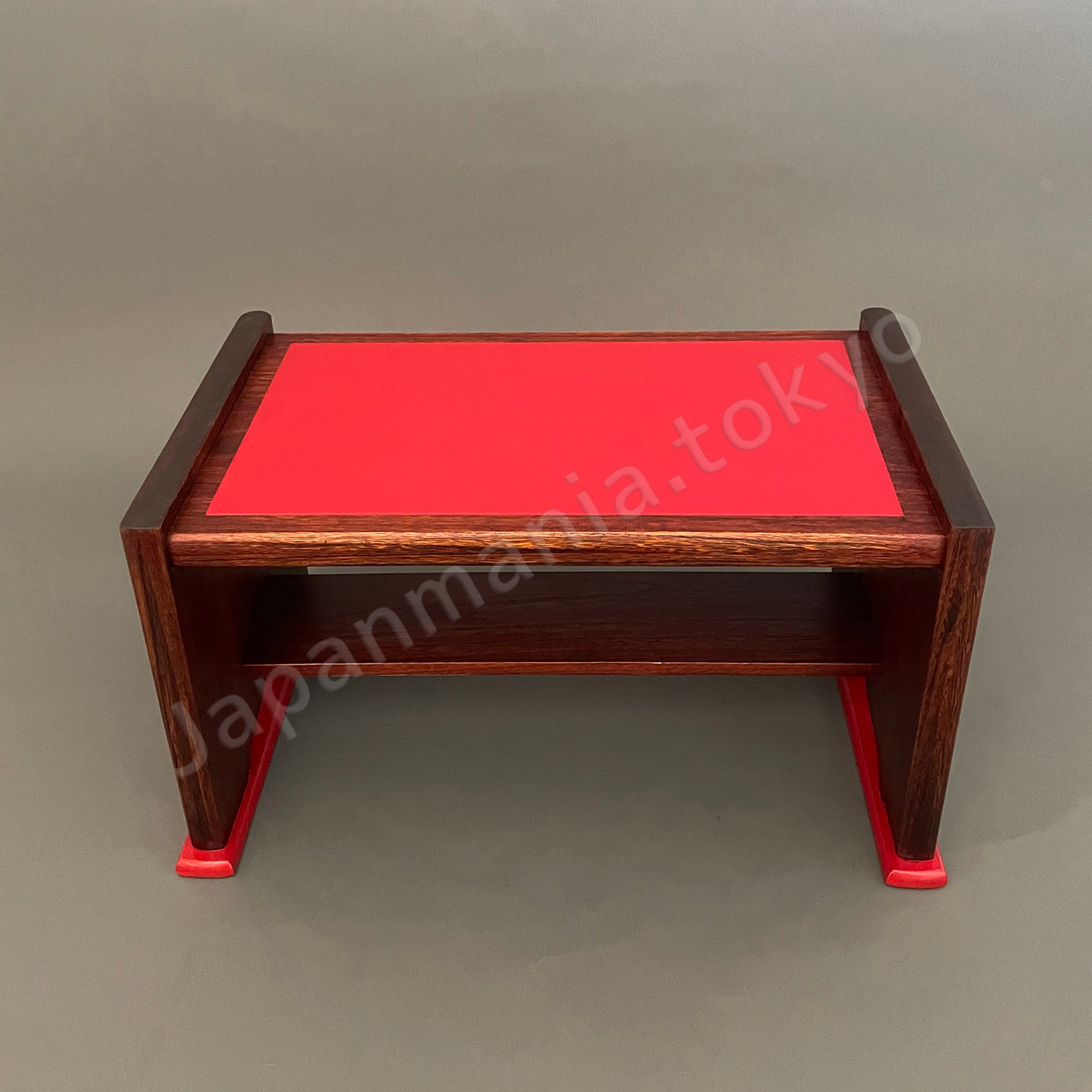 Japanese Urushi × Wood Art TK-17 Red lacquer display stand