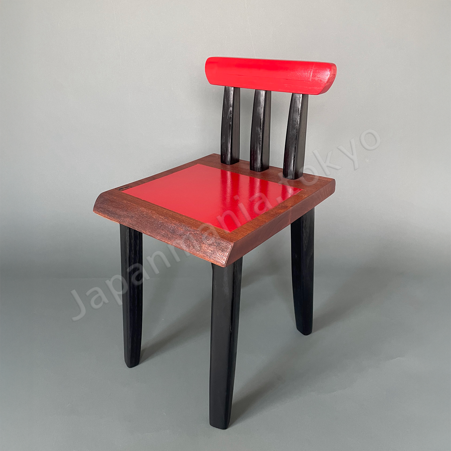 Japanese Urushi × Wood Art TK-7 Solid Paulownia Wood Chair