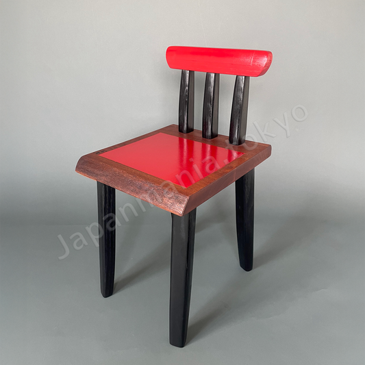 Japanese Urushi × Wood Art TK-7 Solid Paulownia Wood Chair