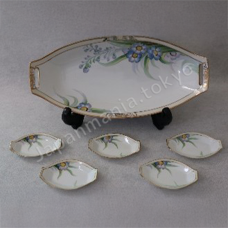 Old Noritake SC-1373 Celery bowl set